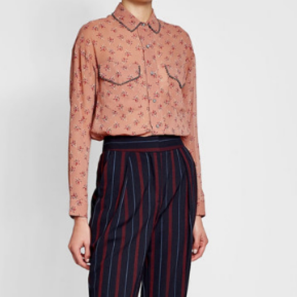 NWT | The Kooples Candy Flower blouse - Picture 1 of 6